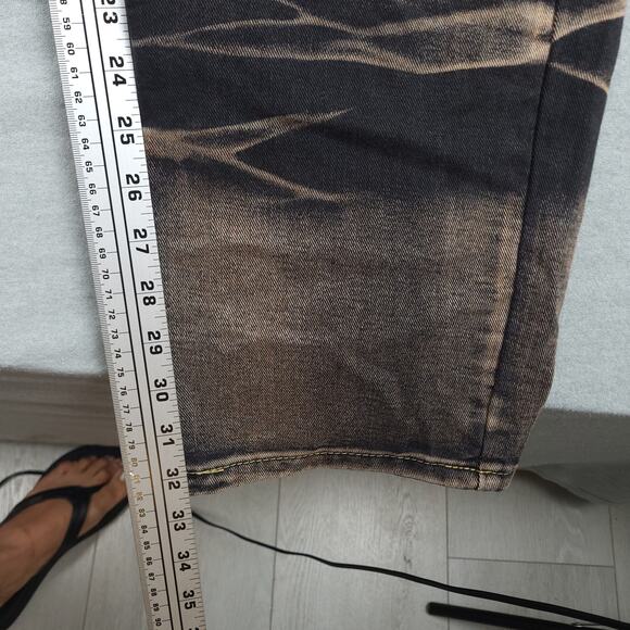 Mars Denim Fashion Men's Style 520 Jeans Sz 3XL Z. Andera Retro Baggy Dark Wash - Picture 13 of 15